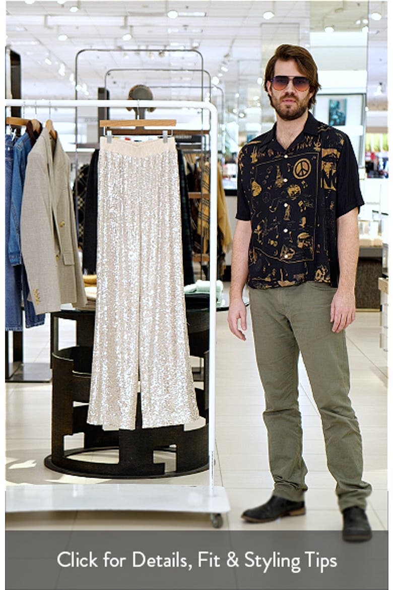 Tilloi Sequin Wide Leg Pants video