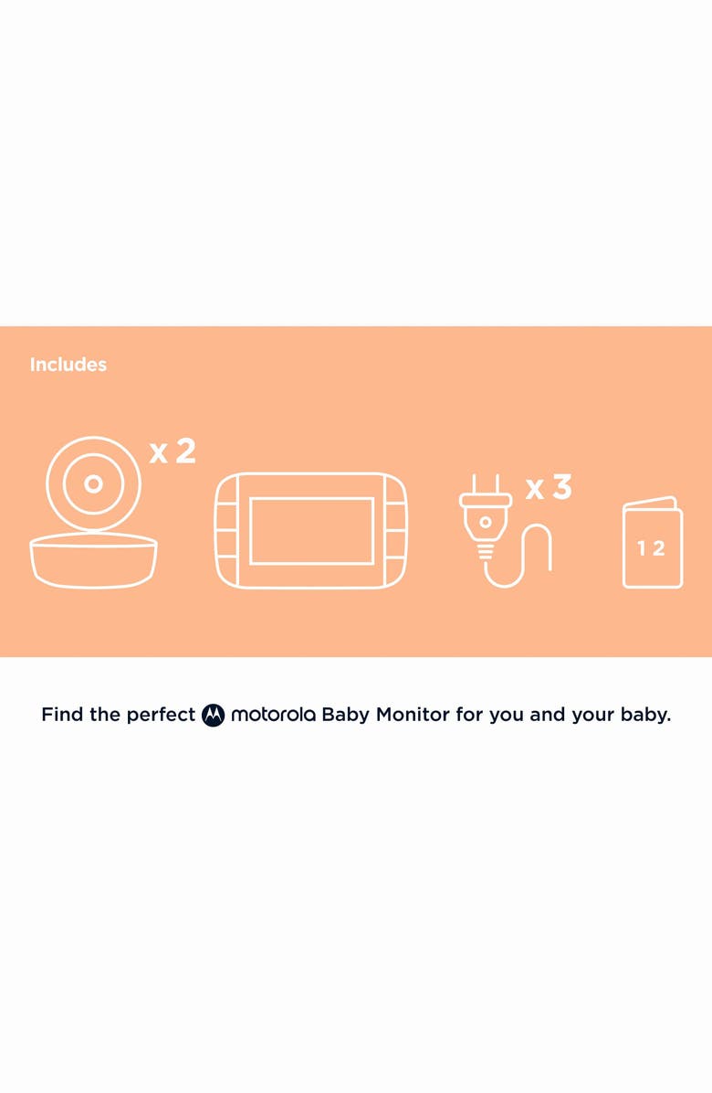 Motorola VM50G-2 5 Motorized Pan/Tilt Video Baby Monitor Set, Alternate, color, 