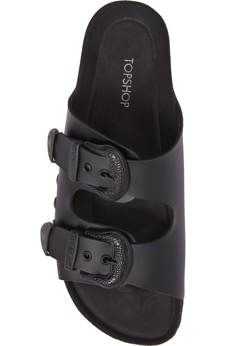 Topshop Studded Slide Sandal, Alternate, color,