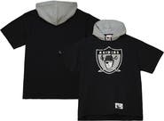 Mitchell & Ness Men's Mitchell & Ness Black Las Vegas Raiders Postgame Short Sleeve Hoodie