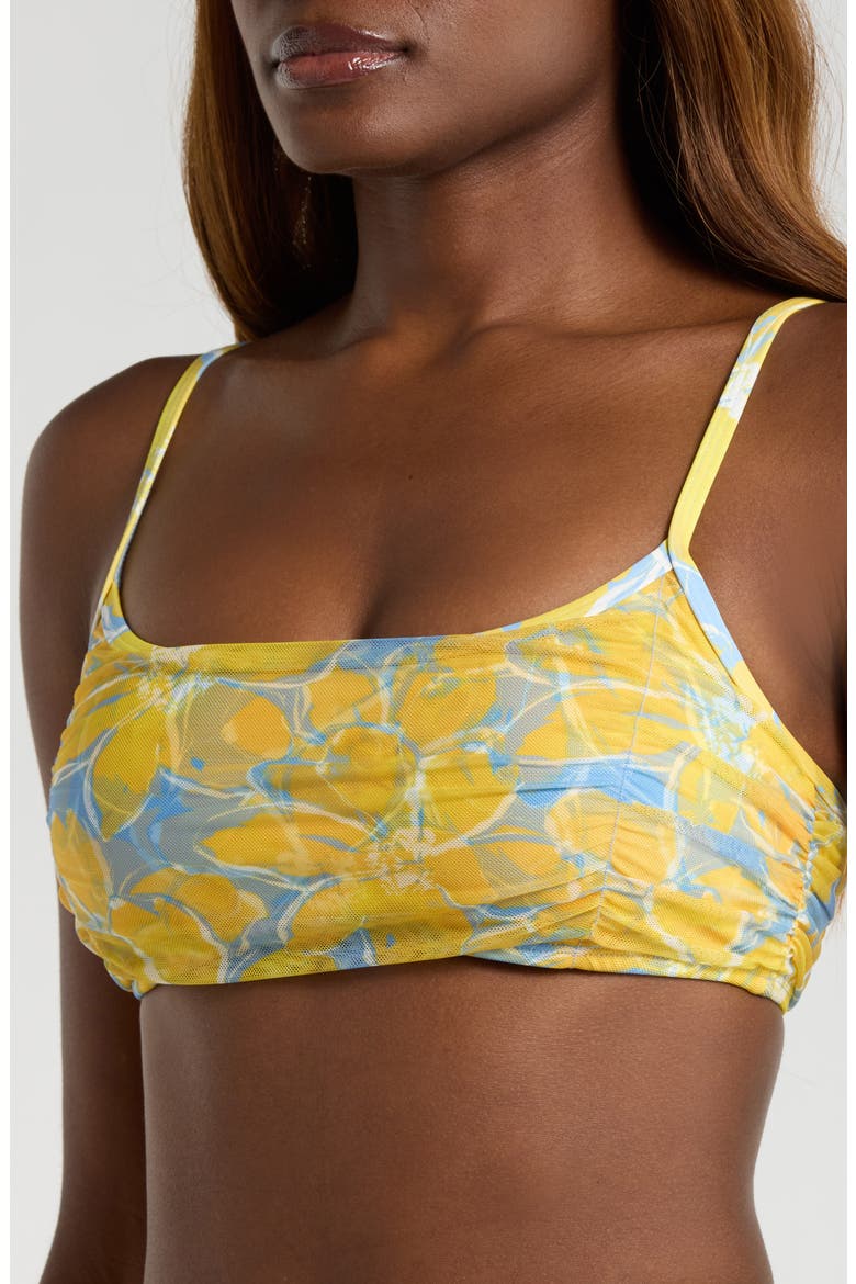 Tawnie Bikini Top, Alternate, color, YELLOW GARDENIAS