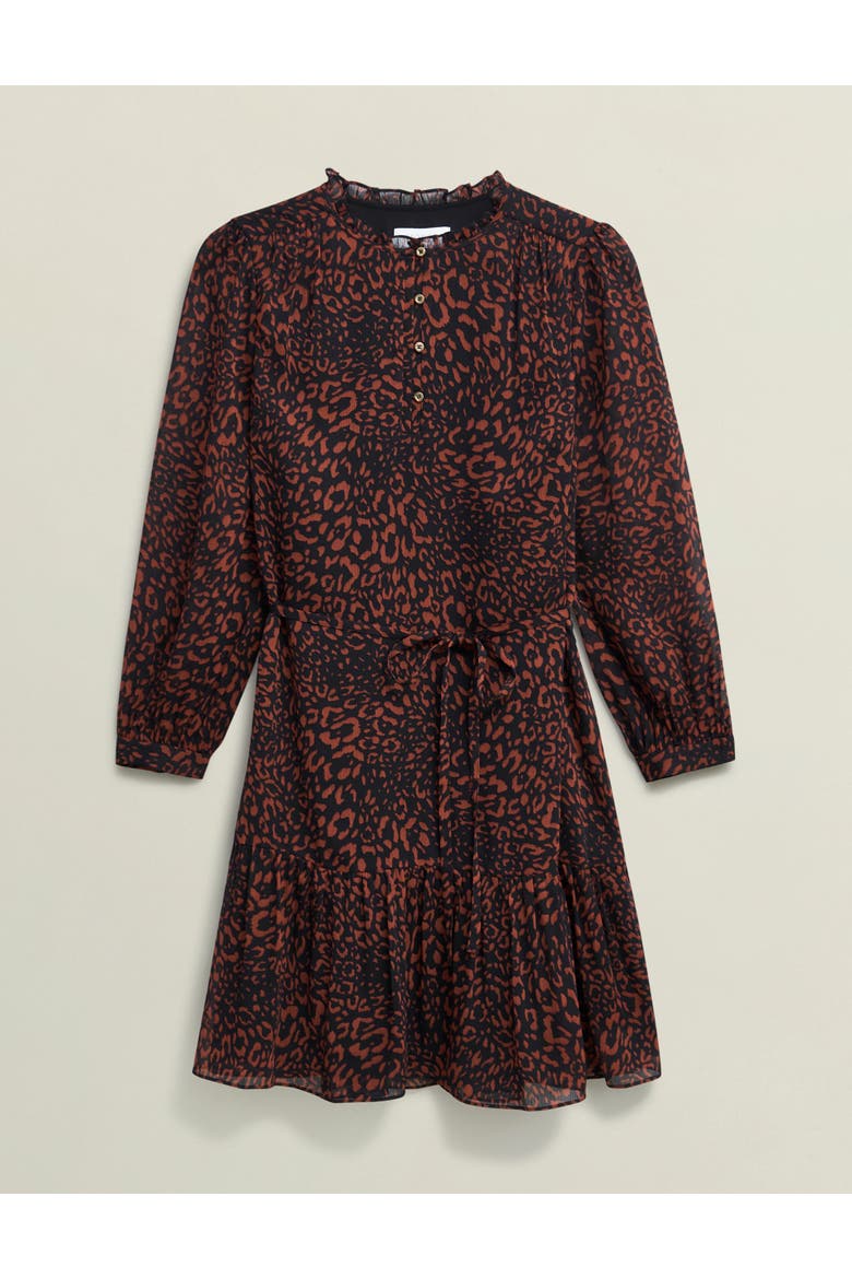 Monikah Dress, Alternate, color, Black Copper