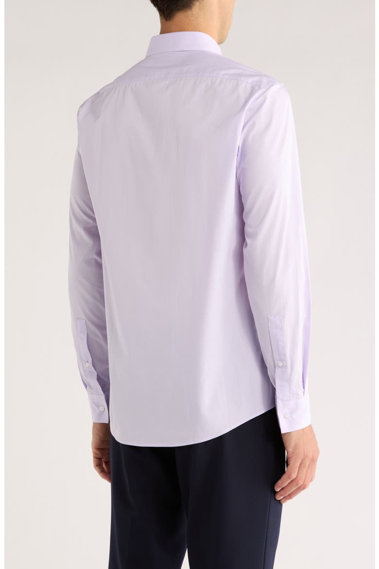 Valerio Modern Fit Cotton Dress Shirt, Alternate, color, LIGHT/ PASTEL PURPLE