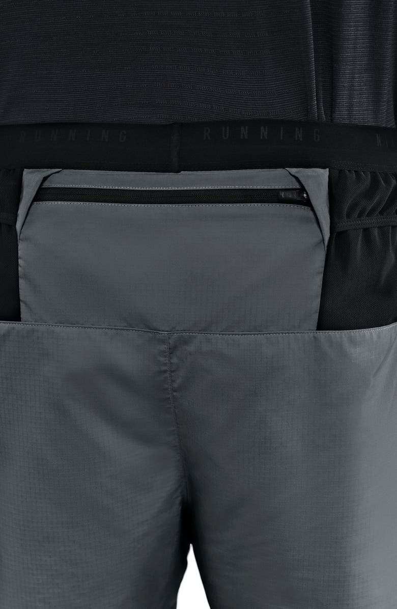 Nike Dri-FIT 2-in-1 Reflective Running Shorts, Alternate, color, Black/ Reflective Silver