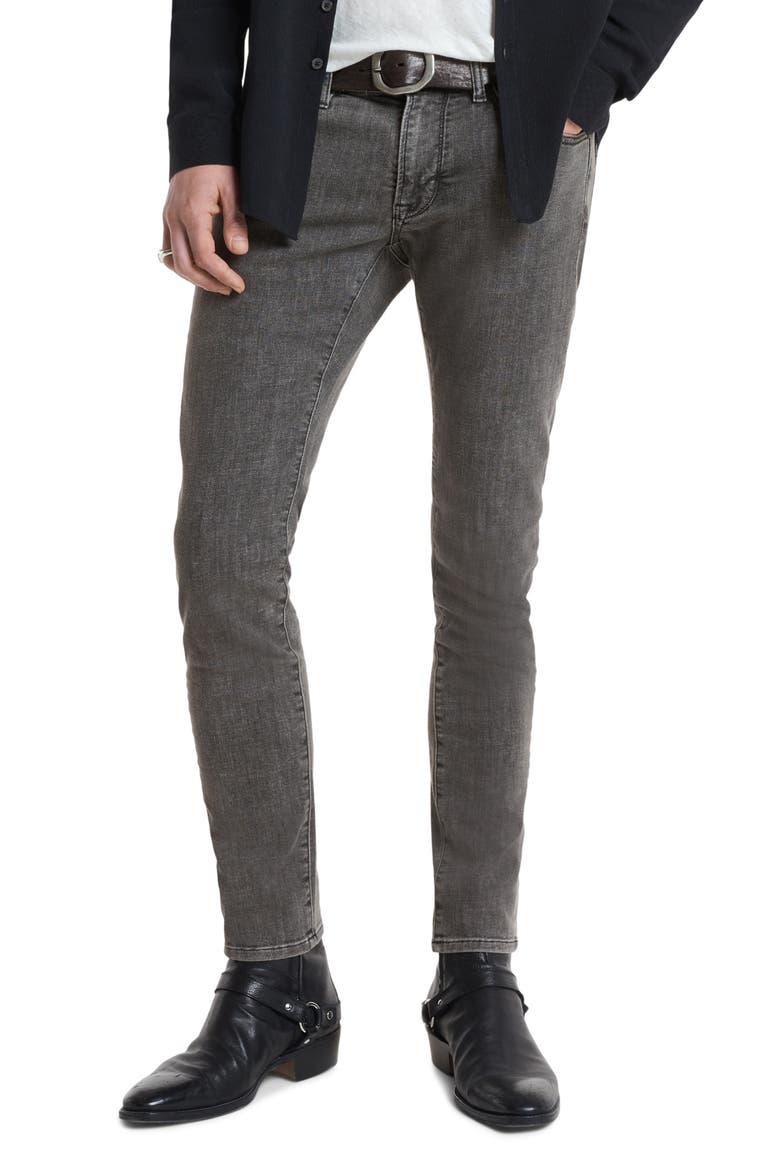 J703 Harlow Skinny Fit Jeans, Main, color, DARK CHARCOAL