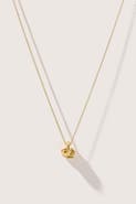 Otiumberg 14kt Gold Vermeil Mini Knot Necklace