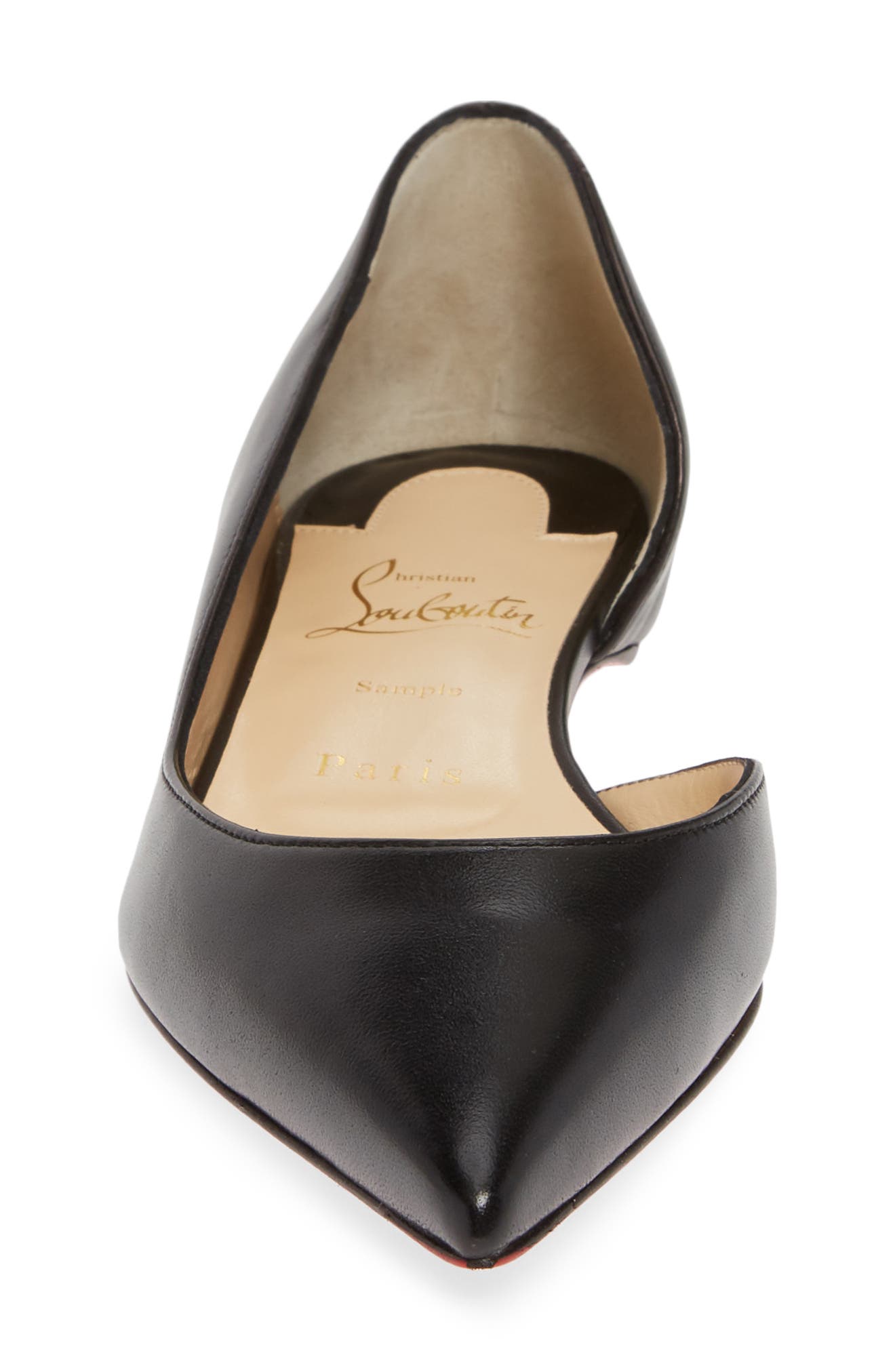 Christian Louboutin Iriza Half d'Orsay Flat, Alternate, color, 