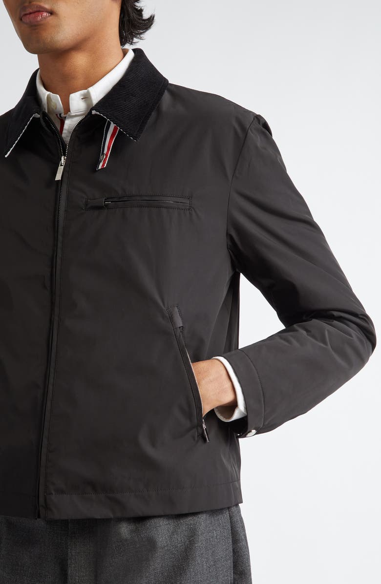 Thom Browne Concealed Placket Golf Jacket, Alternate, color, 