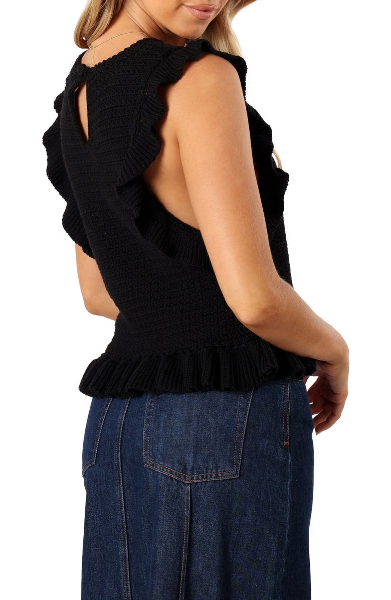 Petal & Pup Katia Frill Sleeveless Sweater, Alternate, color, 
