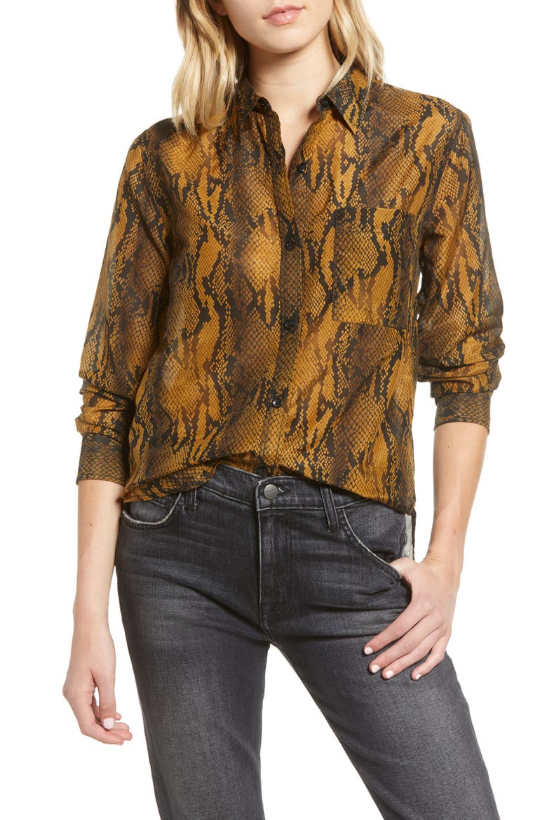The Neal Shirt, Main, color, BRONZE BROWN