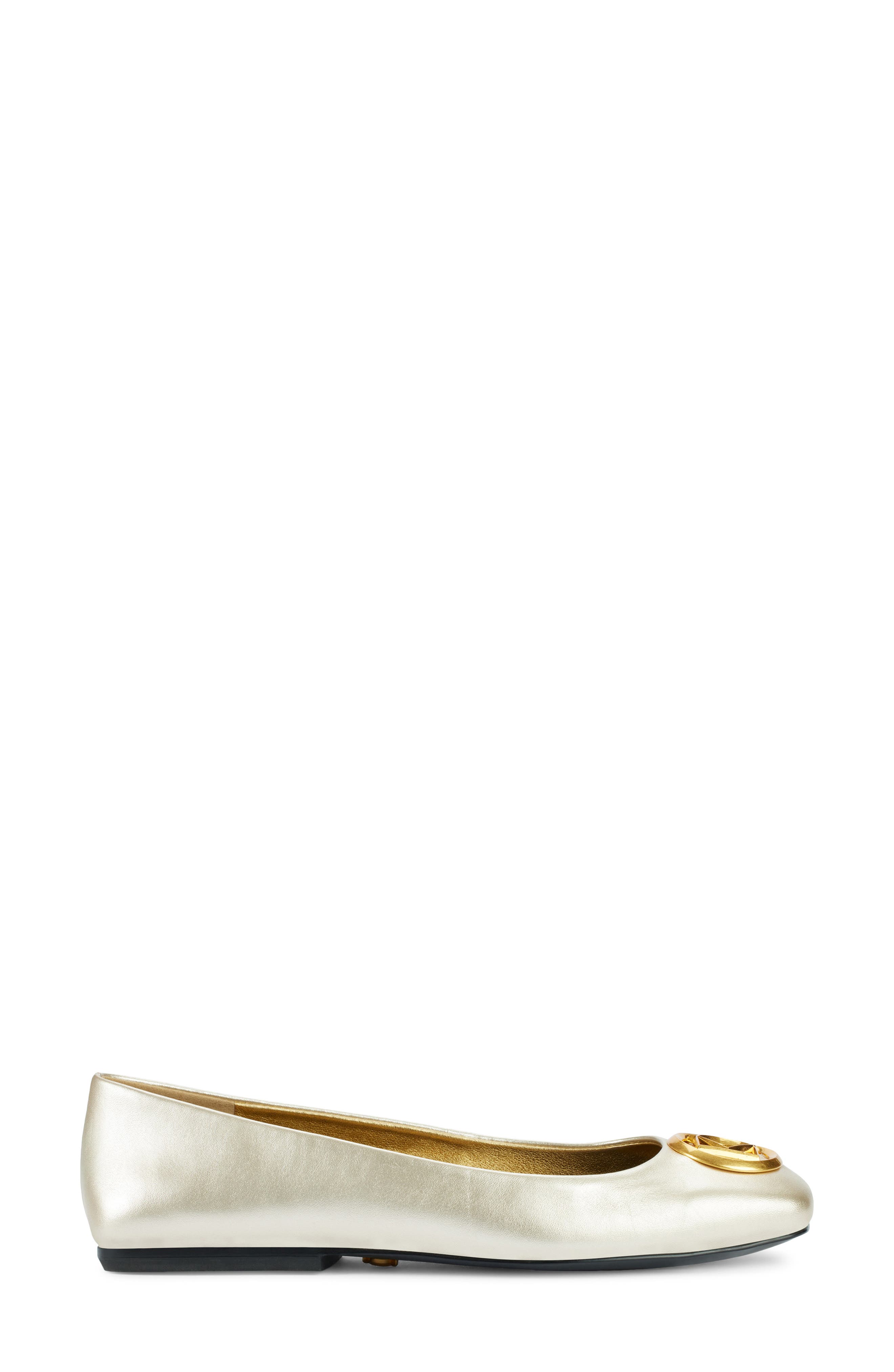 Kylee Ballet Flat, Alternate, color, WHITE GOLD