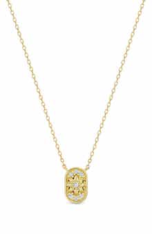 Getty 18k Gold Diamond Pendant Necklace