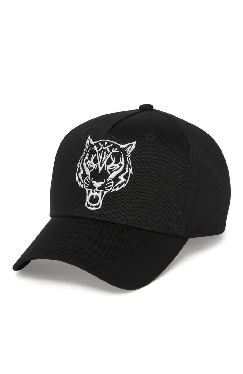 PLEIN SPORT Baseball Cap Tiger Unisex, Main, color, Black