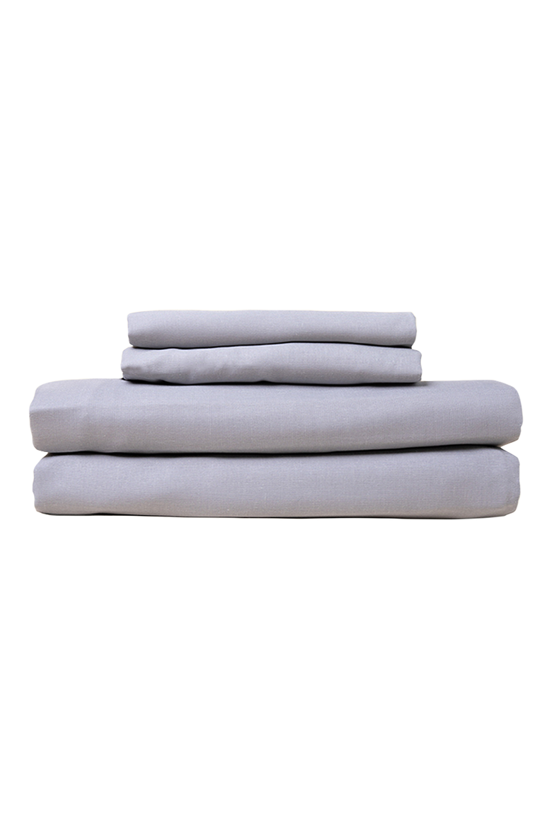 Performance Linen Blend Sheet Set, Main, color, Storm