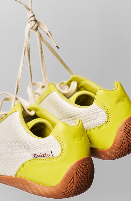 Guizio Speedcat Mesh Sneakers In Green