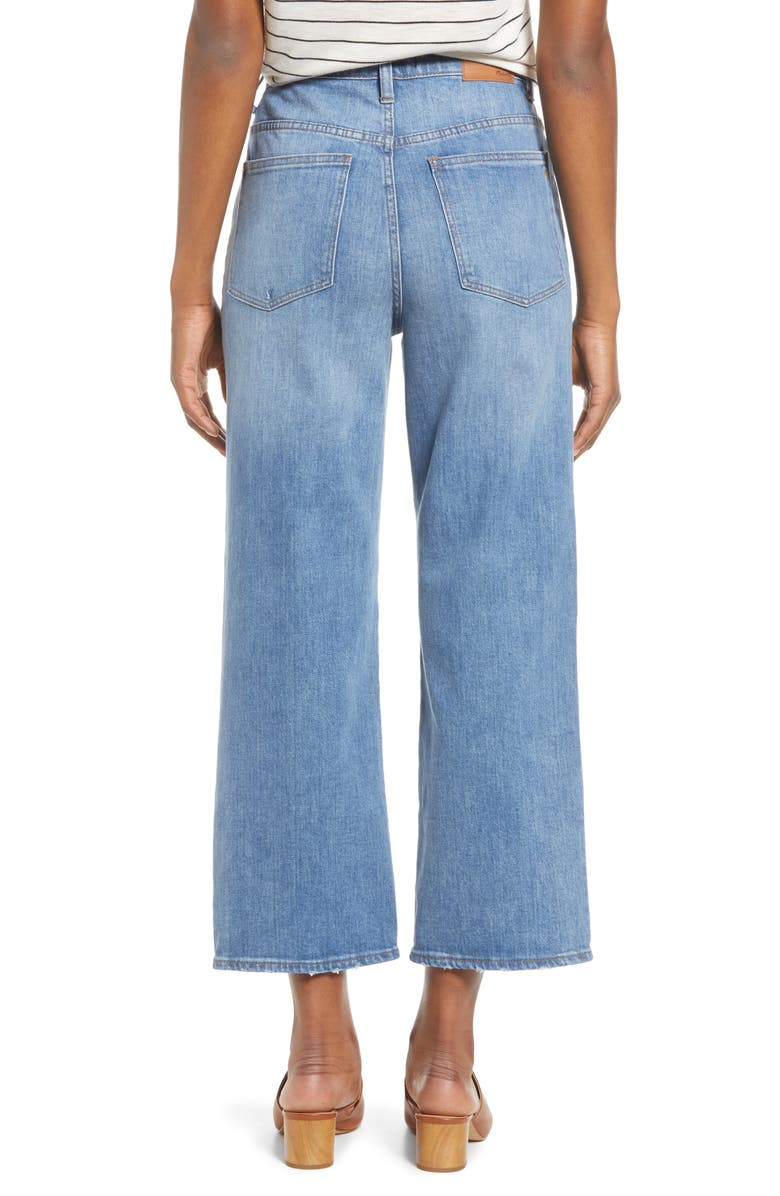 Madewell Slim Wide Leg Jeans, Alternate, color, 