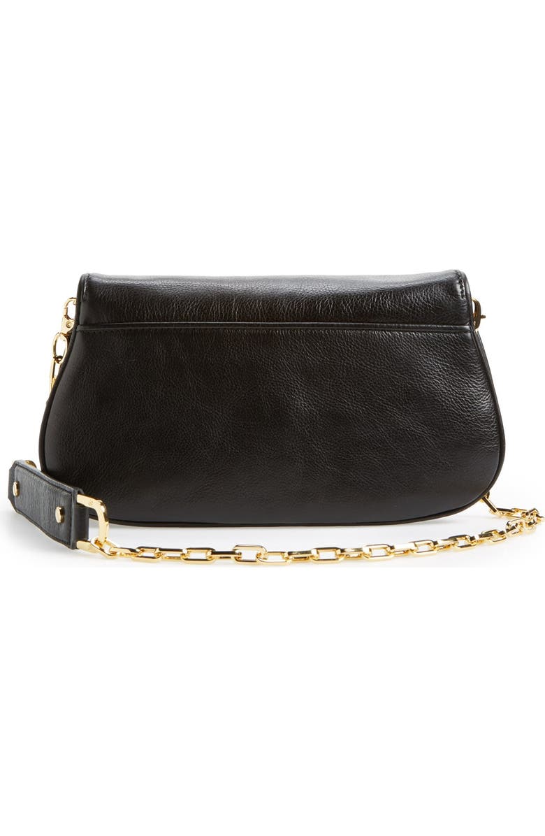 Tory Burch Logo Flap Clutch, Alternate, color,