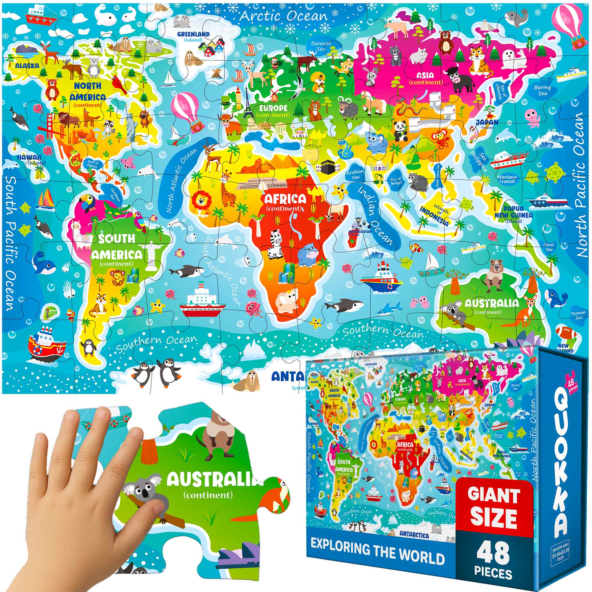 selected World Map