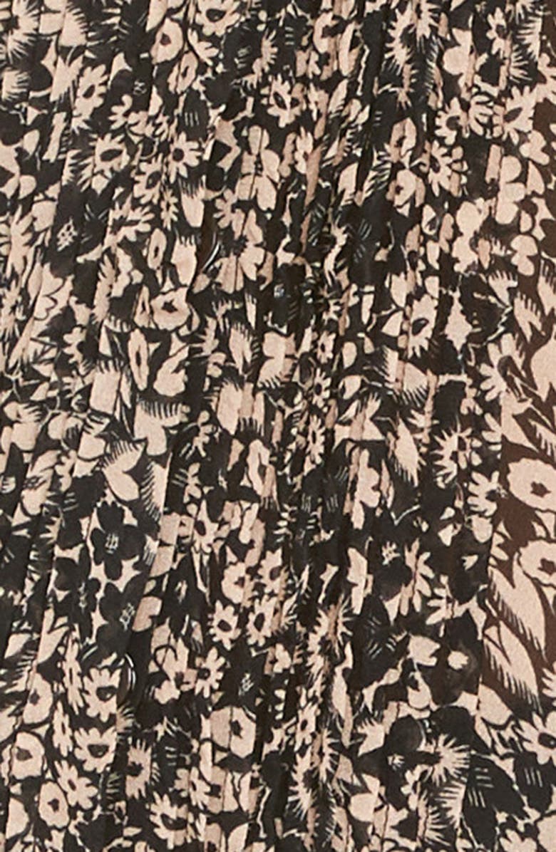 Isabel Marant Étoile Nastia Floral Print Pleated Blouse, Alternate, color,