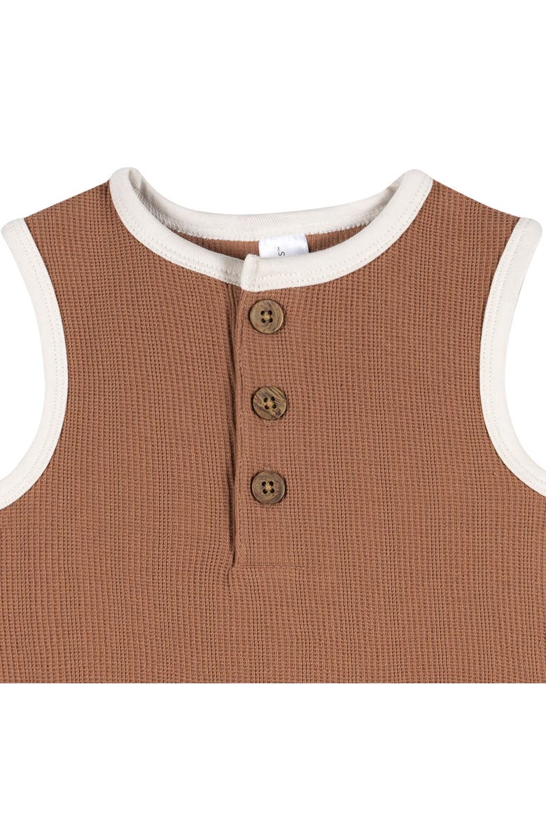 Henley Romper, Alternate, color, Mocha Mousse