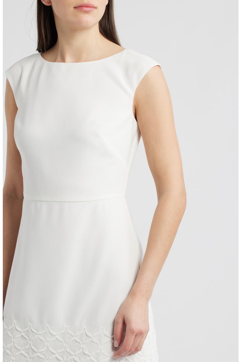 Cap Sleeve Soutache Sheath Dress, Alternate, color, IVORY
