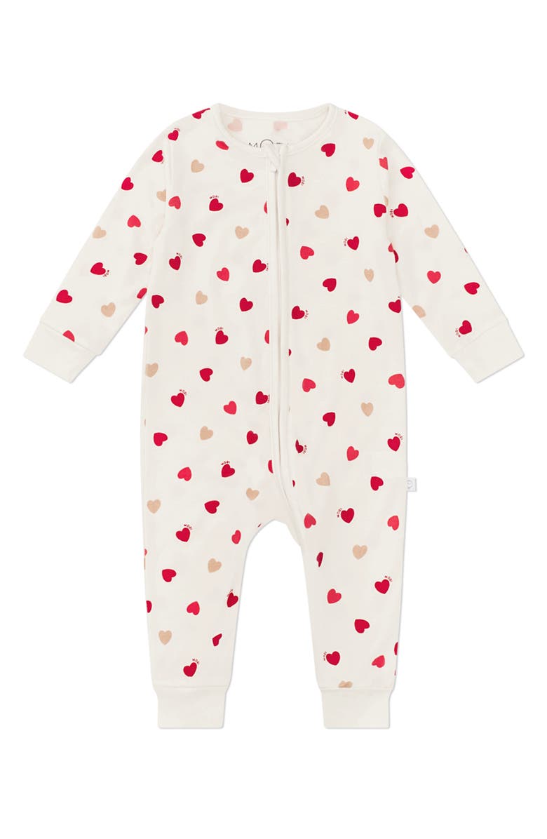 MORI Print Zip Romper, Main, color, 