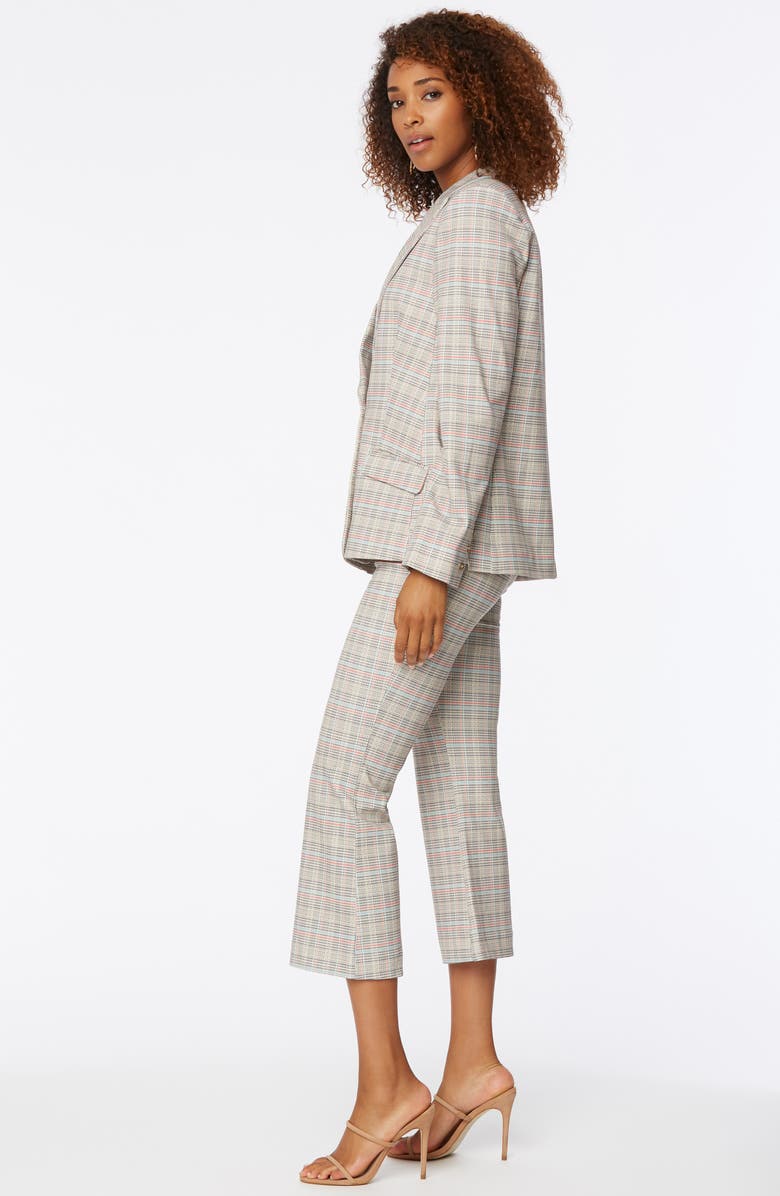 NYDJ Modern Plaid Ponte Knit Blazer, Alternate, color, Tyburn Plaid