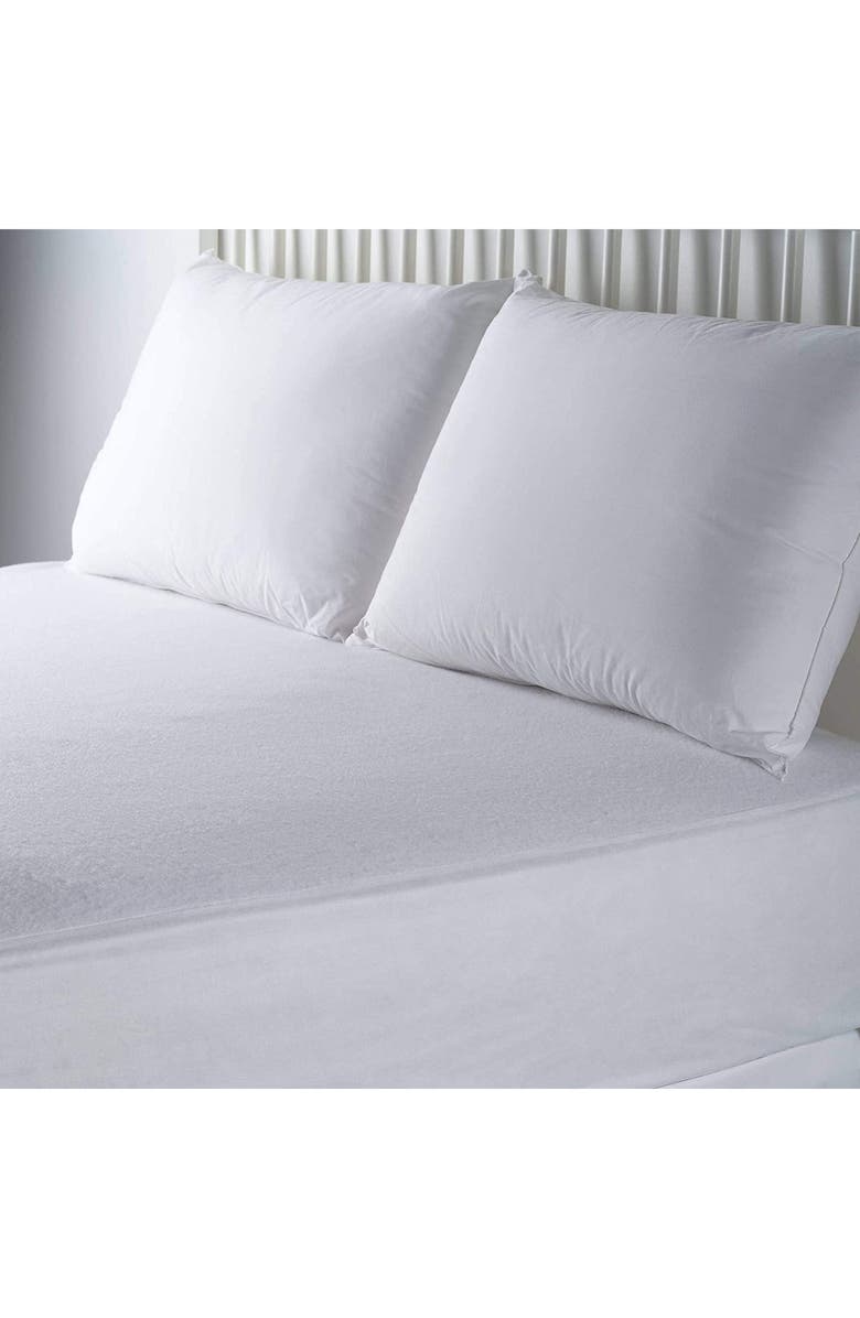 J AND V TEXTILES Waterproof Mattress Protector, Alternate, color, White