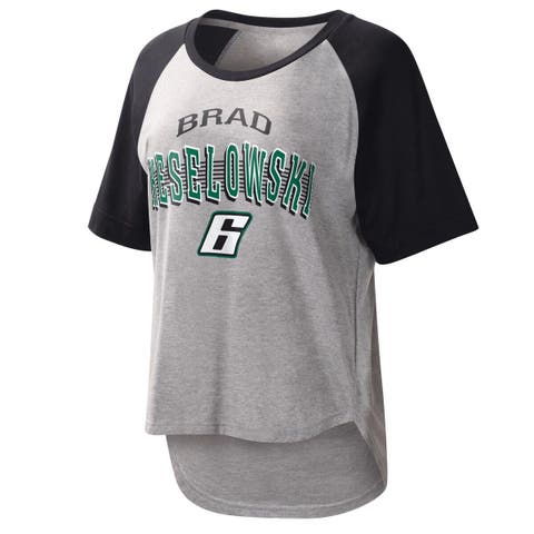 Women
s G-III 4Her by Carl Banks Gray Brad Keselowski Slugger T-Shirt