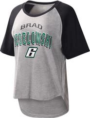 G-III 4HER BY CARL BANKS Women's G-III 4Her by Carl Banks Gray Brad Keselowski Slugger T-Shirt