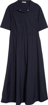 Herno Stretch Nylon Midi Shirtdress