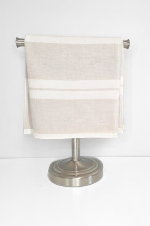 Haven Stripe Organic Cotton Terry-Lined Turkish Hand Towel