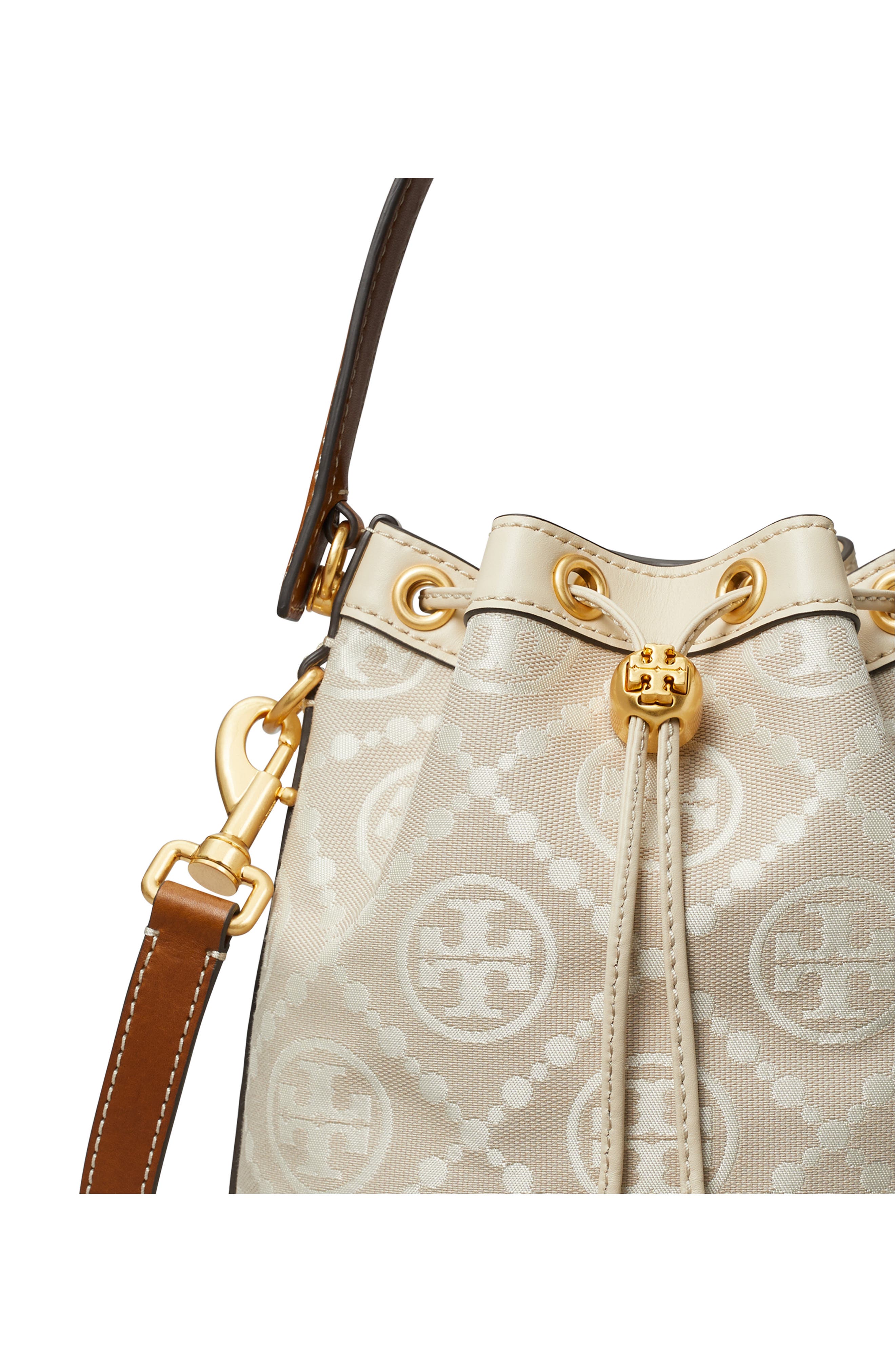 Tory Burch T Monogram Bucket Bag, Alternate, color, 