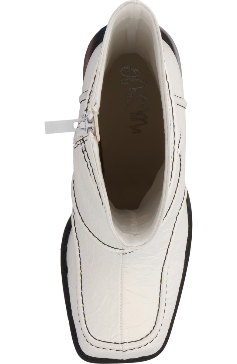 OLIVIA MILLER Pisces Stitched Boot, Alternate, color, White