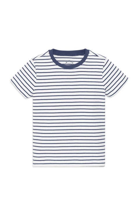 Kids Rib Tee In Stripe
