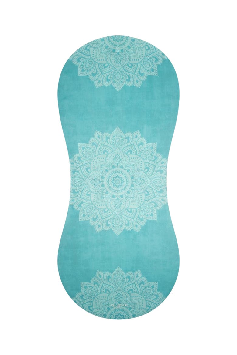 Curve Yoga Mat, Main, color, Mandala Turquoise
