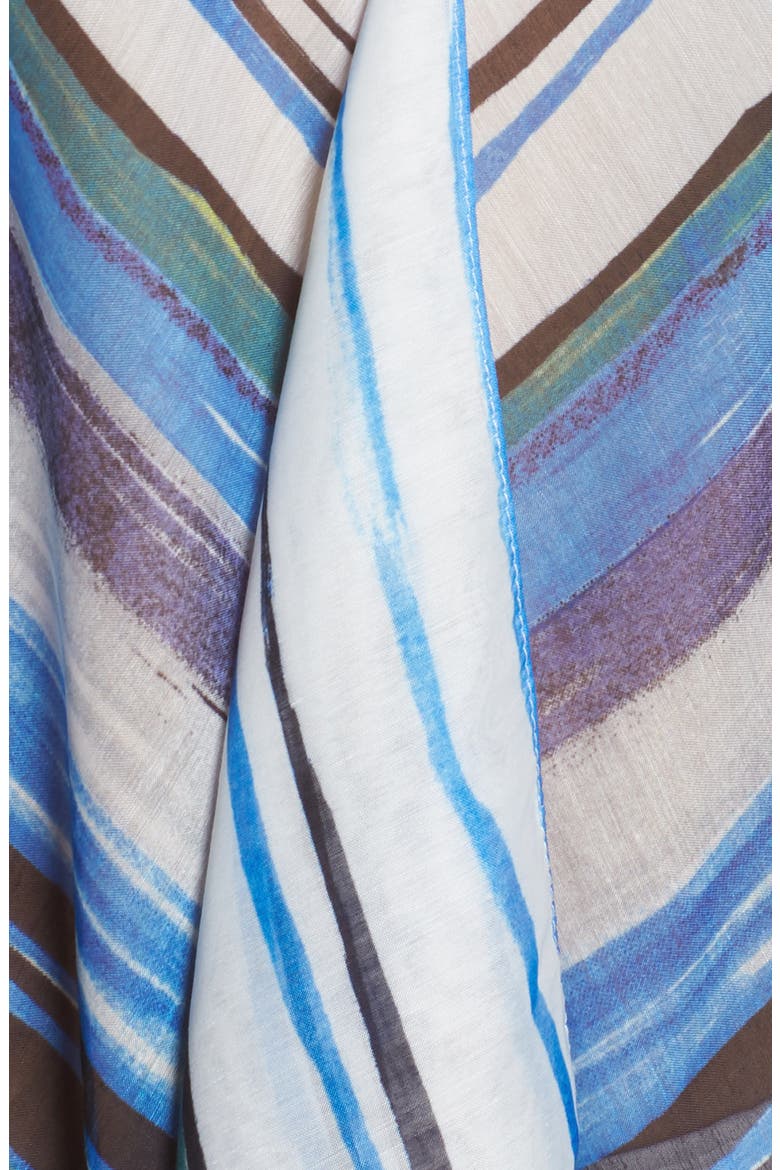 Beach to Street Cover-Up Dress, Alternate, color, AQUA RITUAL