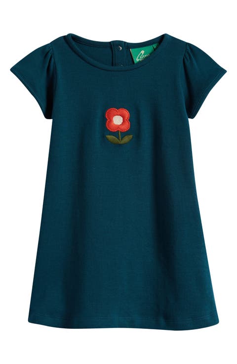 Kids' Floral Organic Cotton T-Shirt Dress (Baby & Toddler)