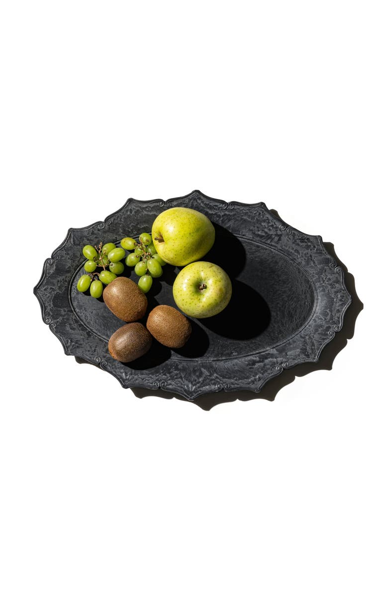 PUEBCO Decoration Tray, Alternate, color, Grey Oval