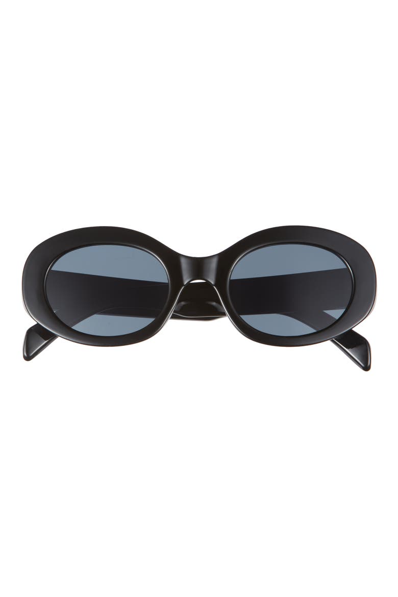 Frame 16 Round Sunglasses, Main, color, BLACK
