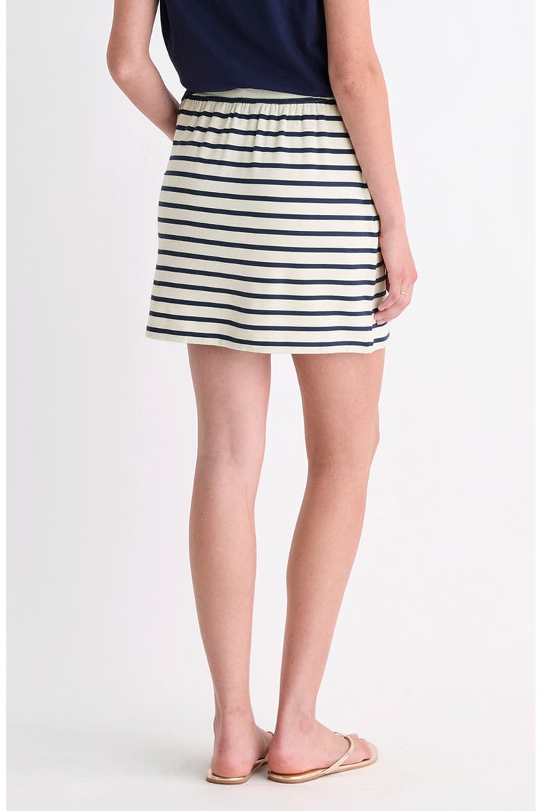 Dreamcloth Stripe Drawstring Skirt, Alternate, color, STRIPE NAUTICAL NAVY