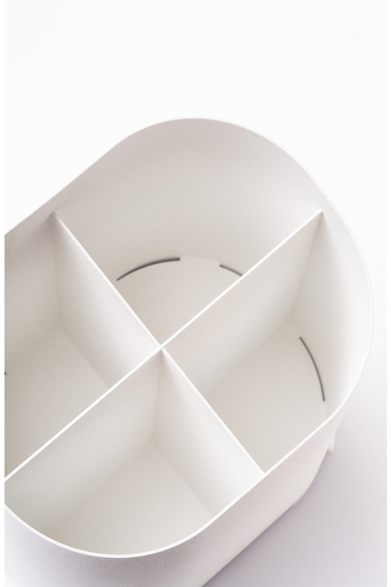 Sloped Utensil Holder, Alternate, color, WHITE
