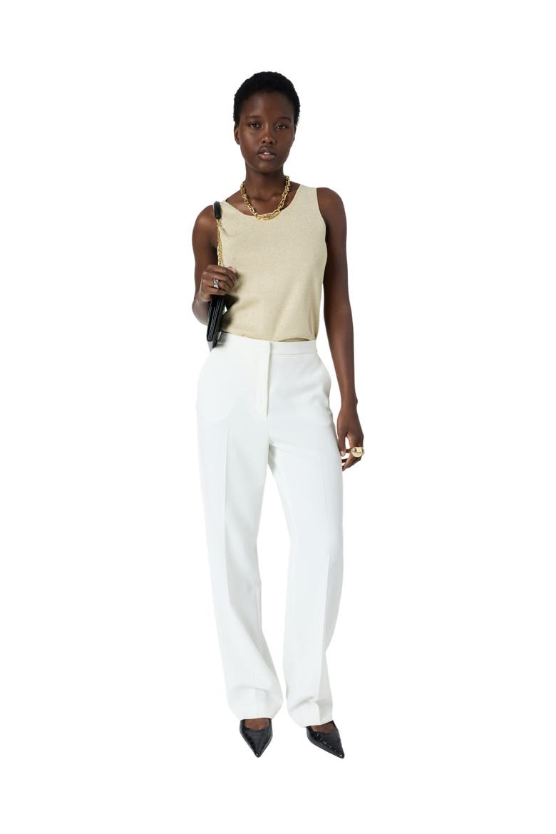 Aelia Microfiber Pants, Alternate, color, Ecru