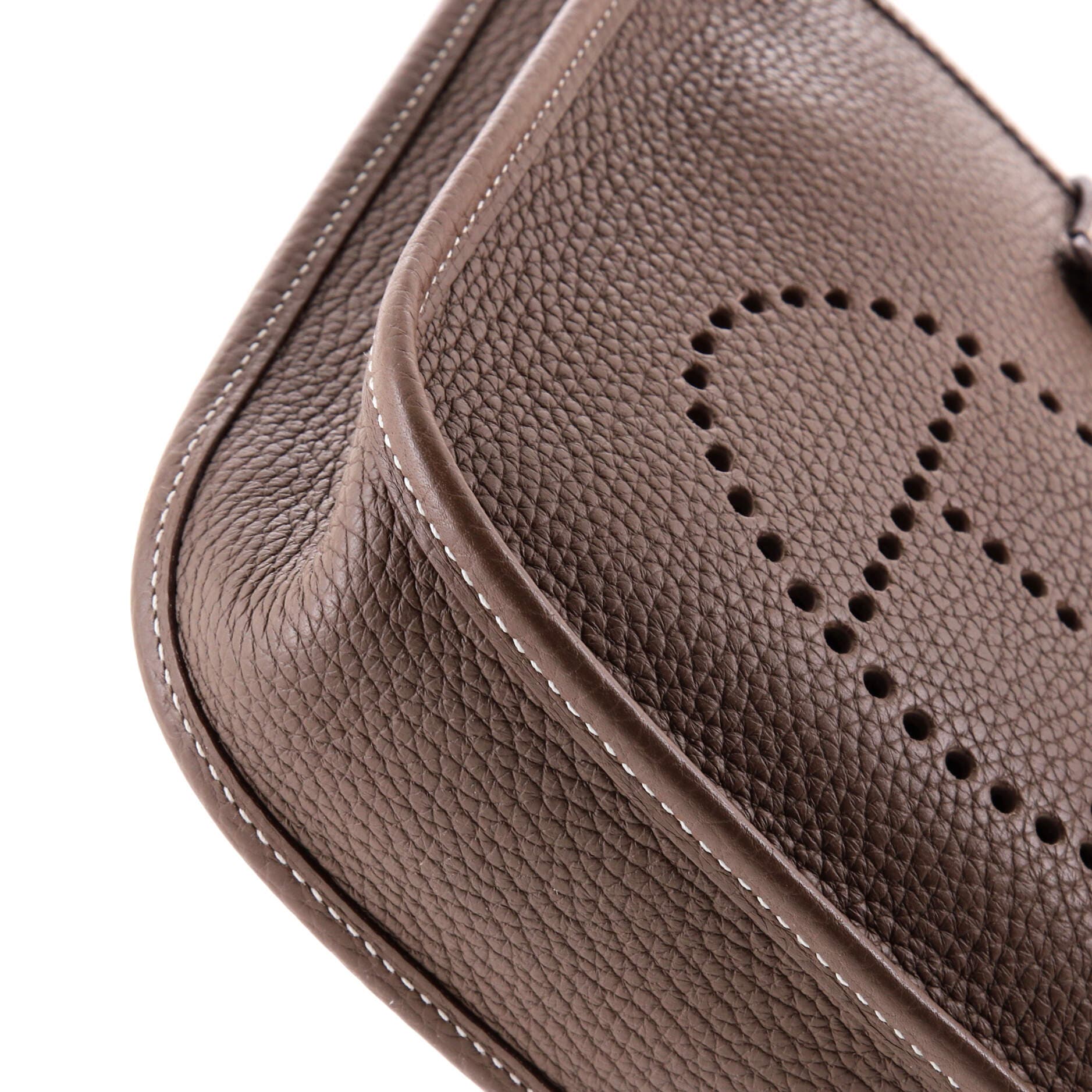 Pre-Owned Hermes Evelyne Bag Gen III Clemence TPM, Alternate, color, Etoupe