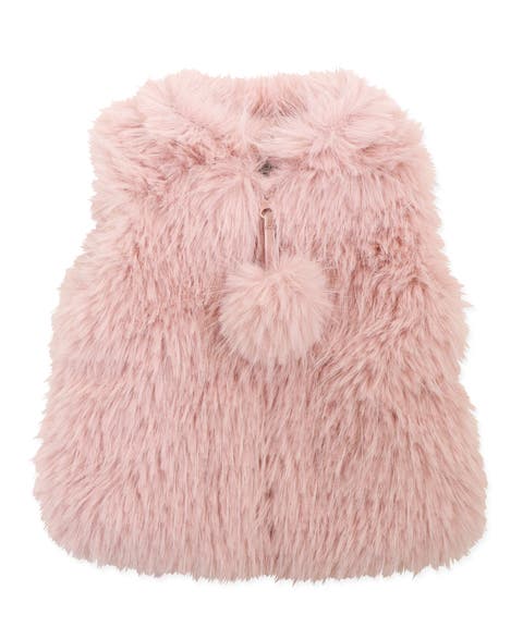 Faux Fur Zip Front Vest (Toddler, Little Kid & Big Kid)