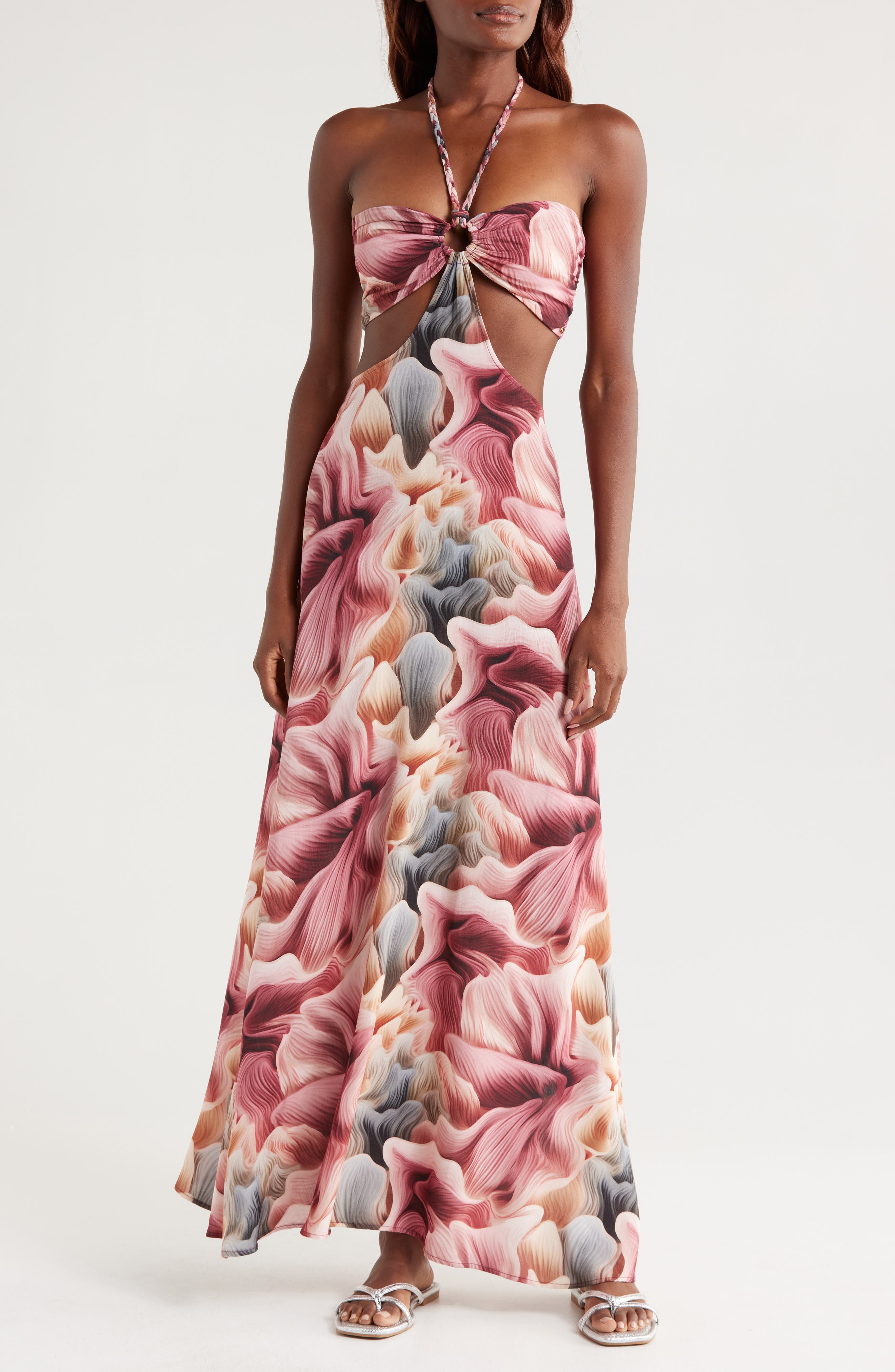 halter maxi dress nordstrom