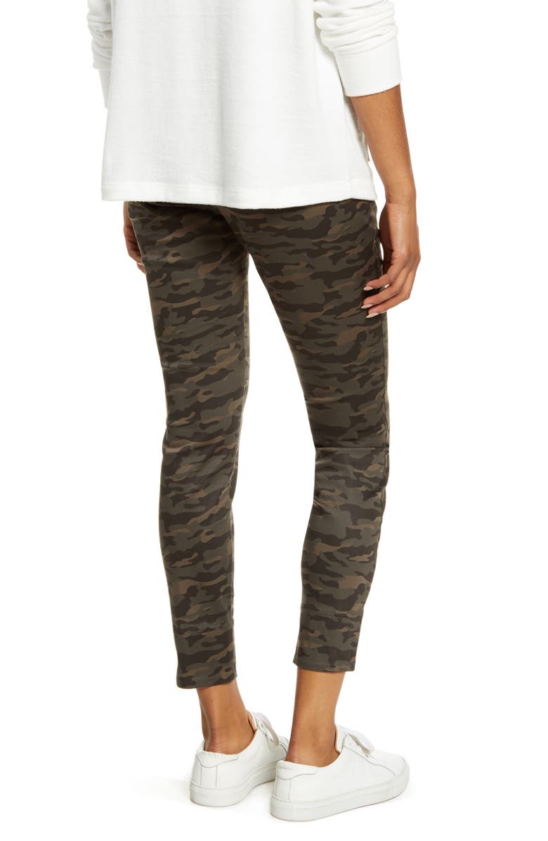 Hue Camo Sateen Leggings, Alternate, color, 