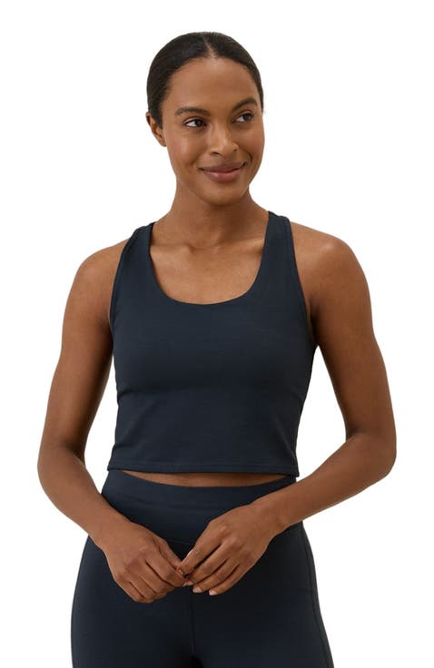 On the Go-To Crop Tank Made with Organic Cotton