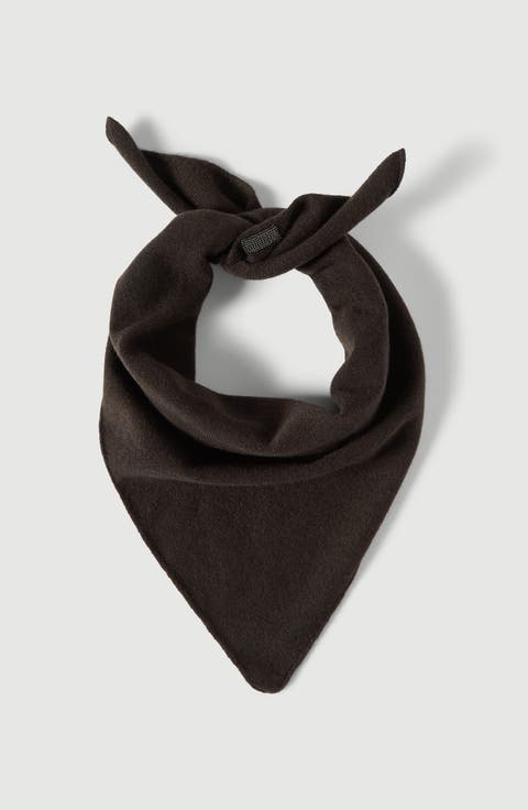 Cashmere foulard with monili