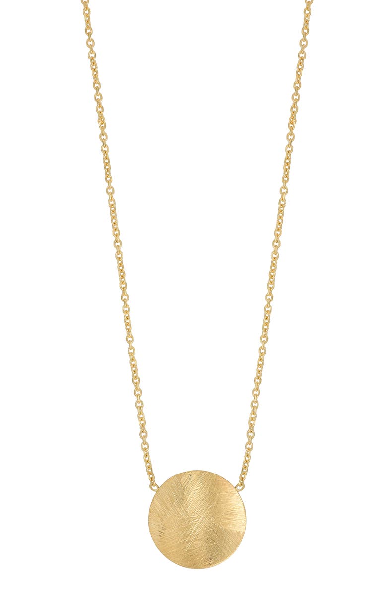 Bony Levy 14K Gold Disc Pendant Necklace, Main, color,